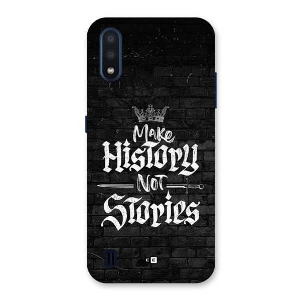 Make History Back Case for Galaxy M01