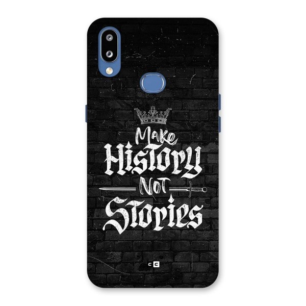 Make History Back Case for Galaxy M01s