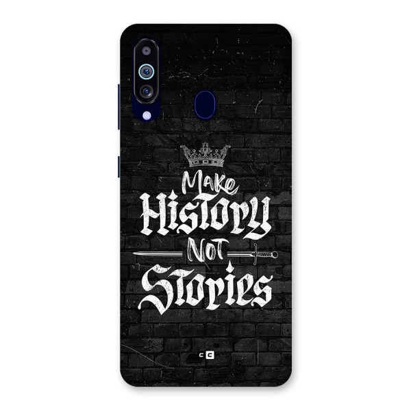 Make History Back Case for Galaxy M40