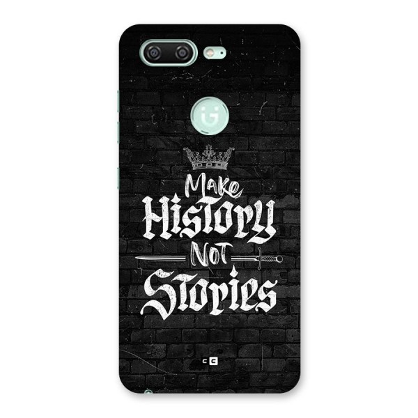 Make History Back Case for Gionee S10