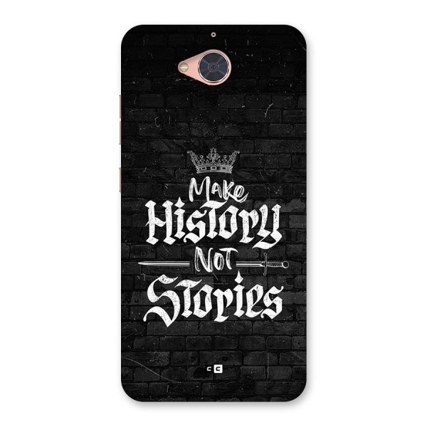 Make History Back Case for Gionee S6 Pro