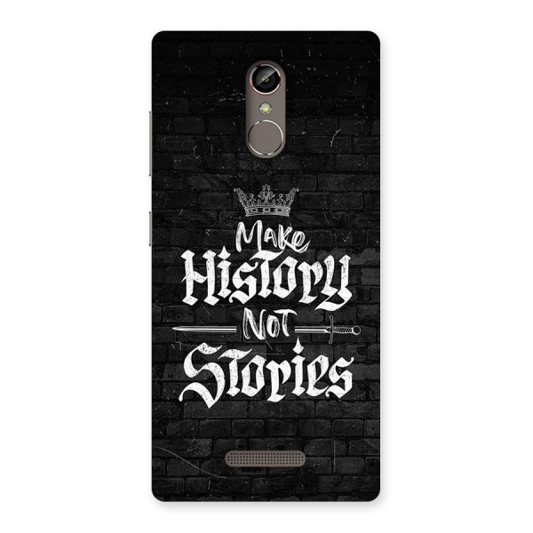 Make History Back Case for Gionee S6s