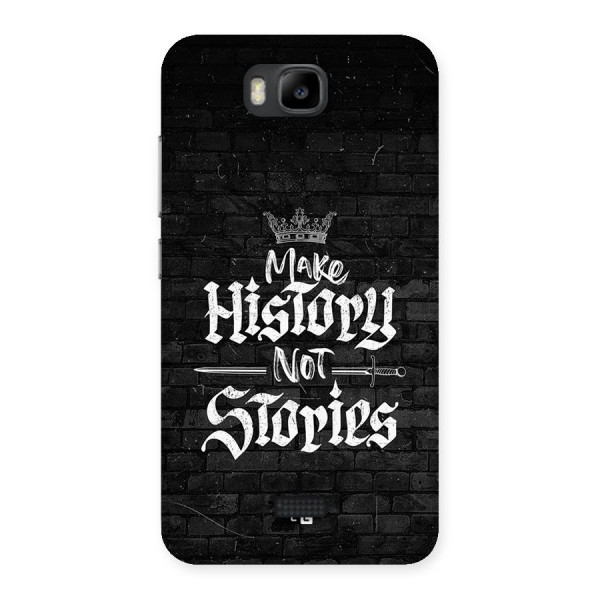 Make History Back Case for Honor Bee