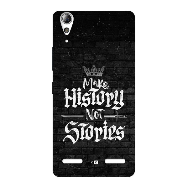 Make History Back Case for Lenovo A6000 Plus