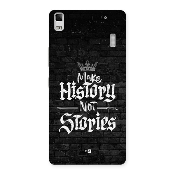 Make History Back Case for Lenovo K3 Note