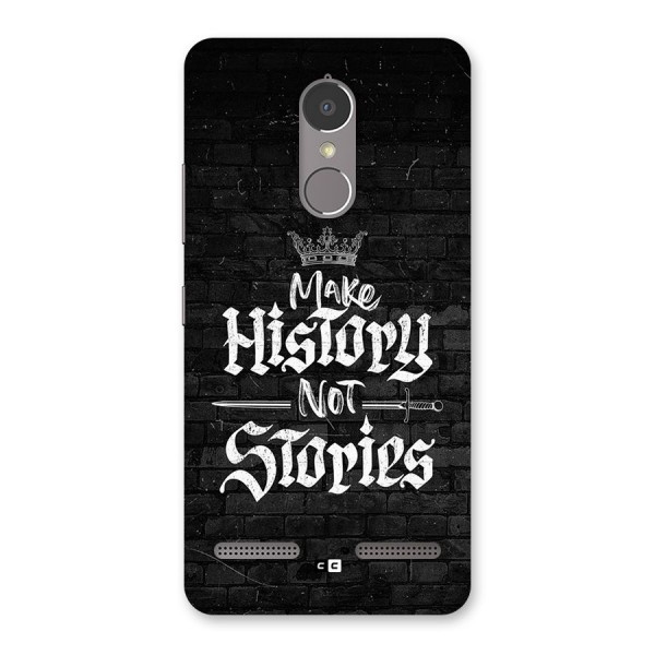 Make History Back Case for Lenovo K6