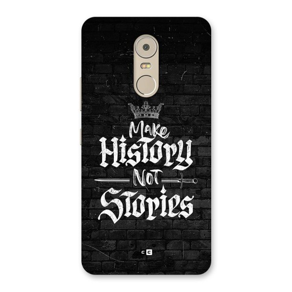 Make History Back Case for Lenovo K6 Note