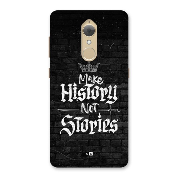 Make History Back Case for Lenovo K8