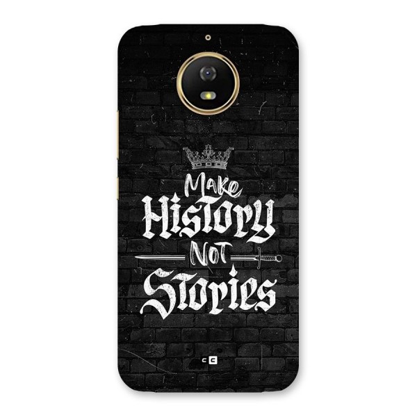 Make History Back Case for Moto G5s
