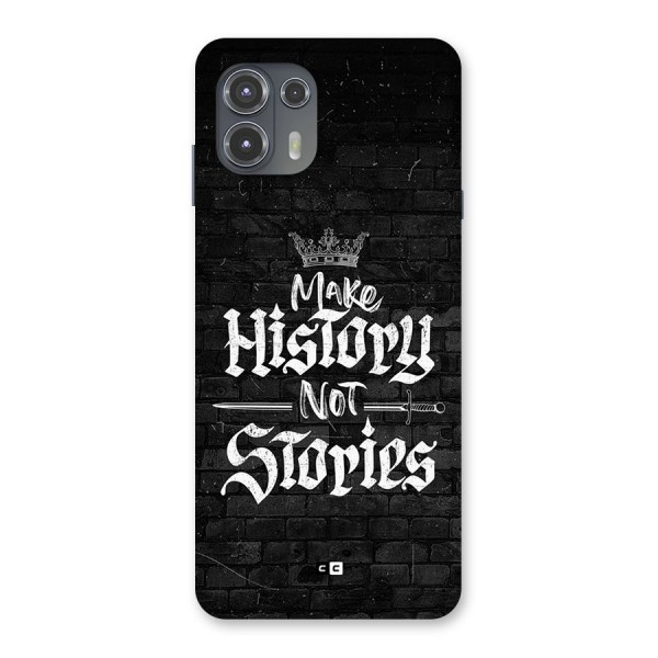 Make History Back Case for Motorola Edge 20 Fusion