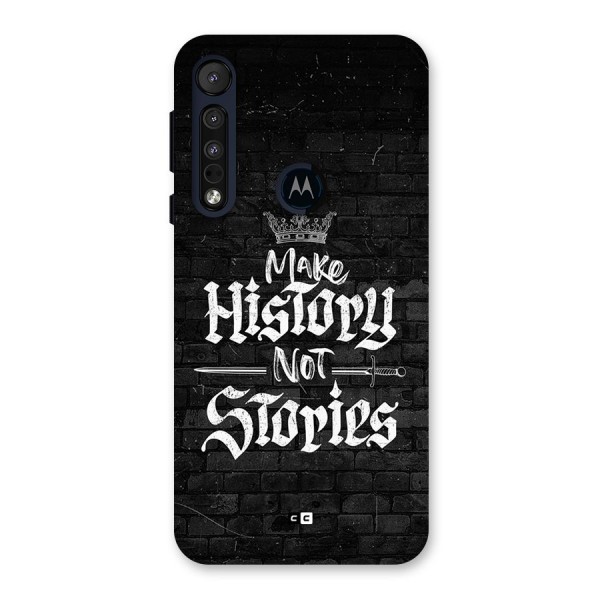 Make History Back Case for Motorola One Macro