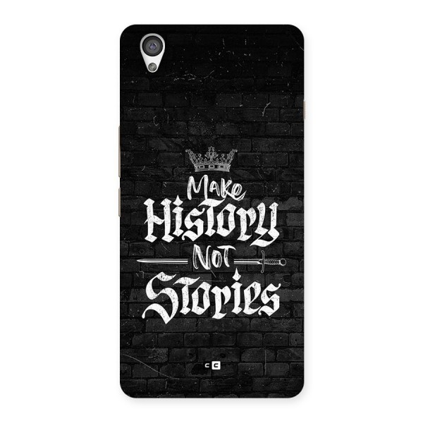 Make History Back Case for OnePlus X