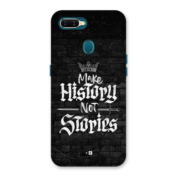 Make History Back Case for Oppo A7