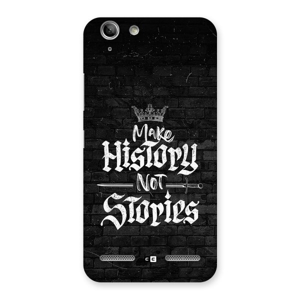 Make History Back Case for Vibe K5 Plus