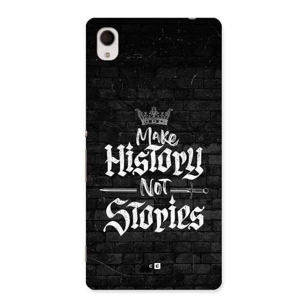 Make History Back Case for Xperia M4