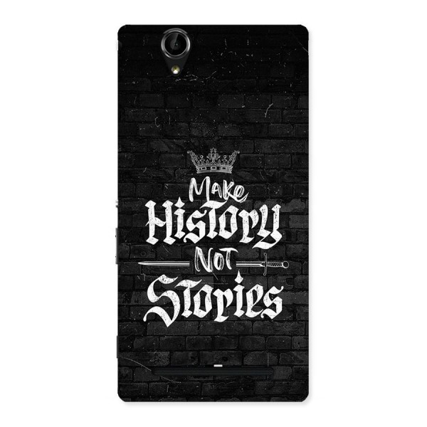 Make History Back Case for Xperia T2