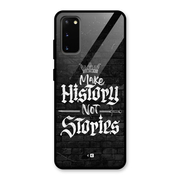 Make History Glass Back Case for Galaxy S20