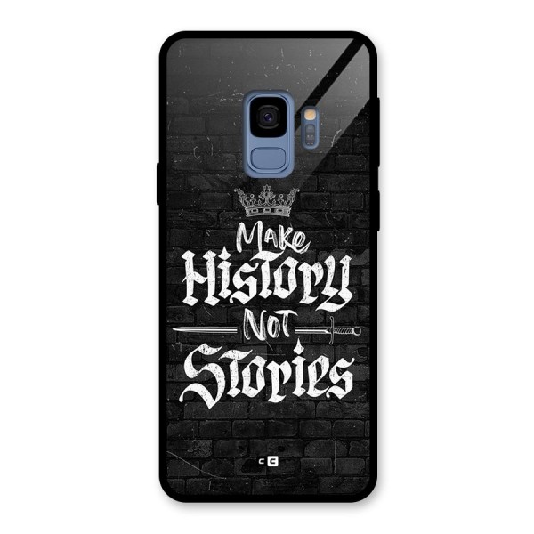 Make History Glass Back Case for Galaxy S9
