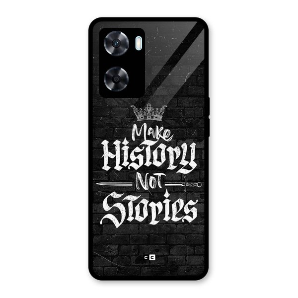 Make History Glass Back Case for Oppo A77