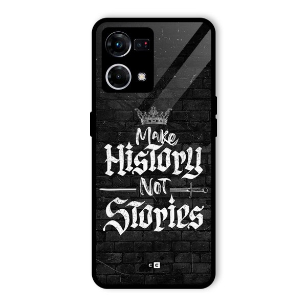 Make History Glass Back Case for Oppo F21 Pro 4G