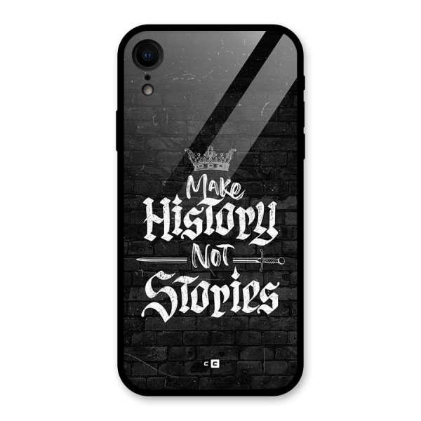 Make History Glass Back Case for iPhone XR