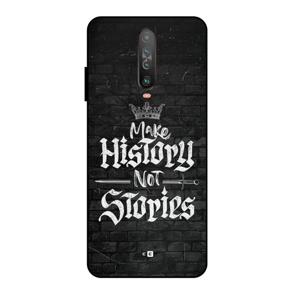 Make History Metal Back Case for Poco X2