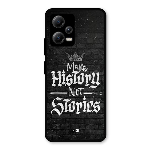 Make History Metal Back Case for Poco X5