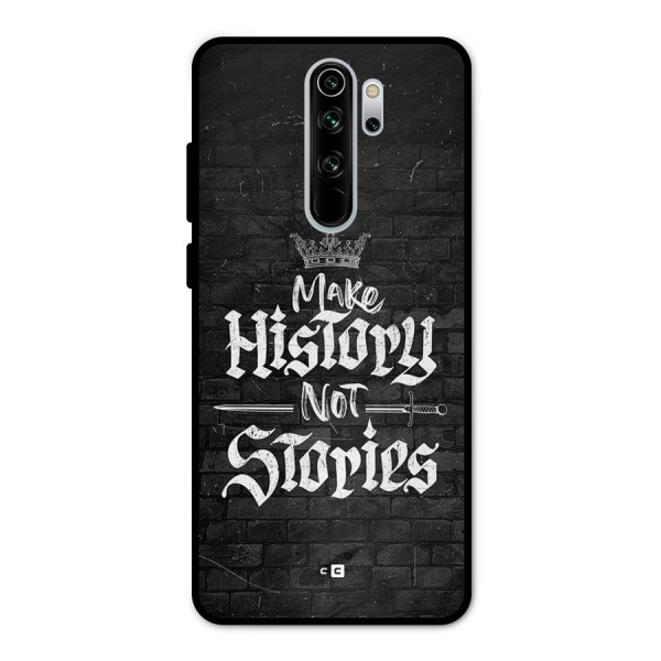 Make History Metal Back Case for Redmi Note 8 Pro
