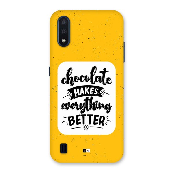Makes Everything Better Back Case for Galaxy M01