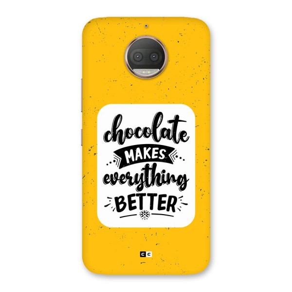 Makes Everything Better Back Case for Moto G5s Plus