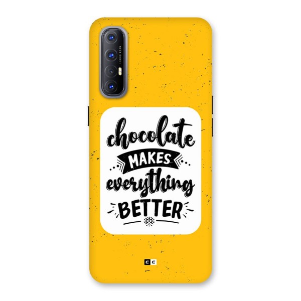 Makes Everything Better Back Case for Oppo Reno3 Pro
