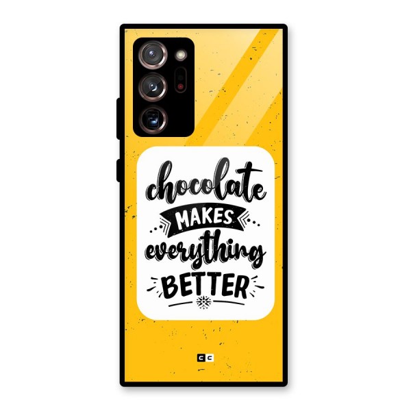 Makes Everything Better Glass Back Case for Galaxy Note 20 Ultra