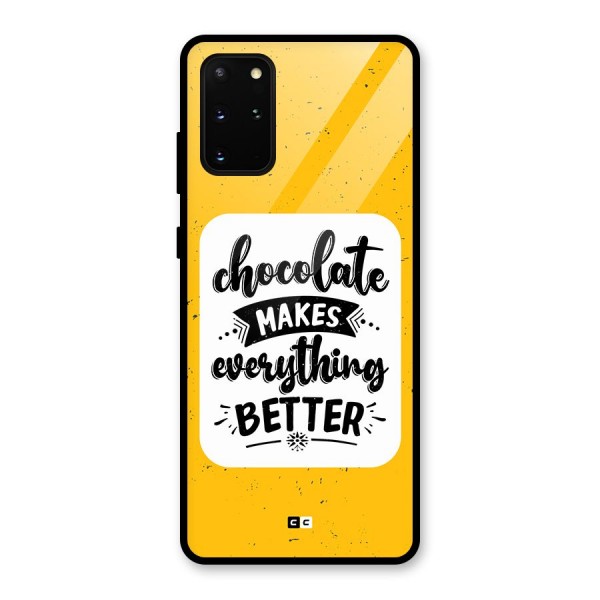 Makes Everything Better Glass Back Case for Galaxy S20 Plus