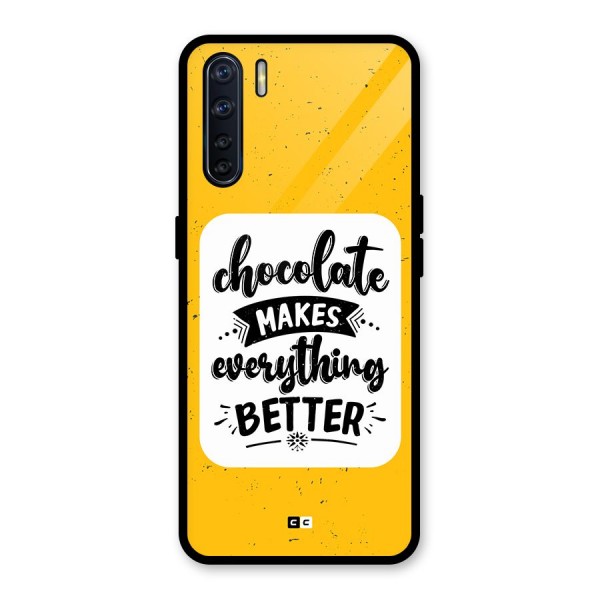 Makes Everything Better Glass Back Case for Oppo F15
