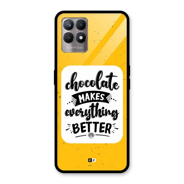 Makes Everything Better Glass Back Case for Realme Narzo 50