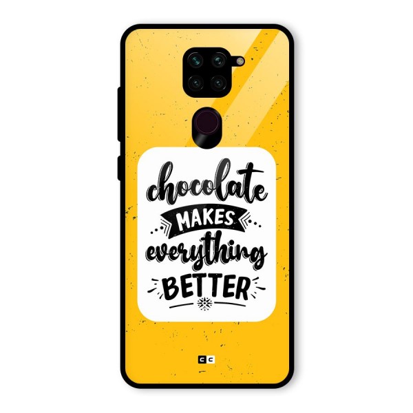 Makes Everything Better Glass Back Case for Redmi Note 9