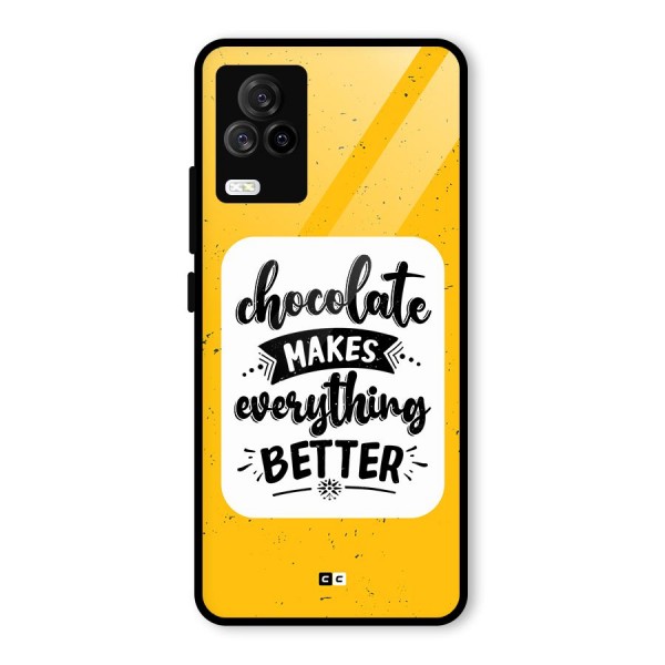 Makes Everything Better Glass Back Case for Vivo iQOO 7 Legend 5G