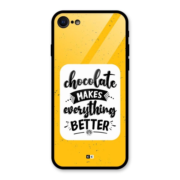 Makes Everything Better Glass Back Case for iPhone SE 2022
