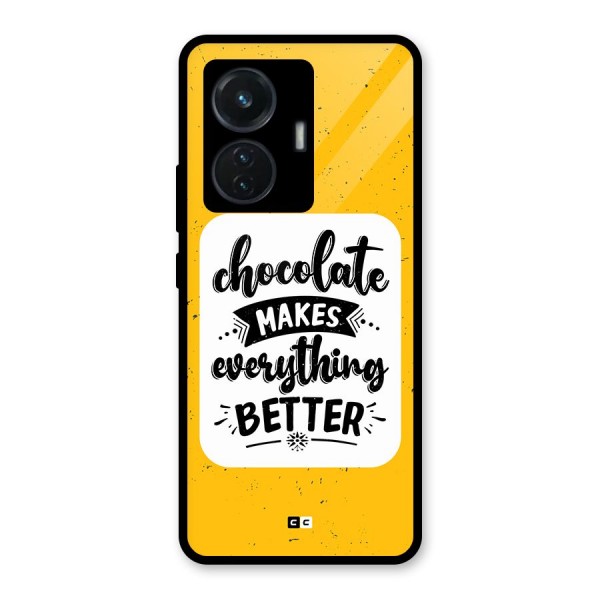 Makes Everything Better Glass Back Case for iQOO Z6 44W