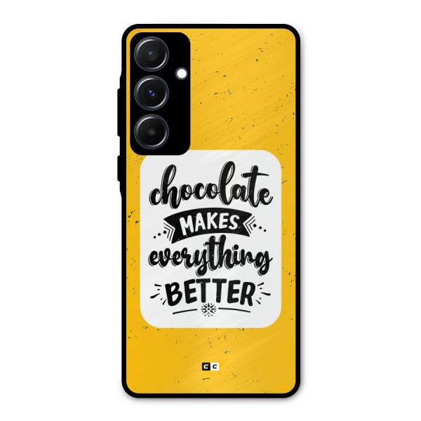 Makes Everything Better Metal Back Case for Galaxy A55