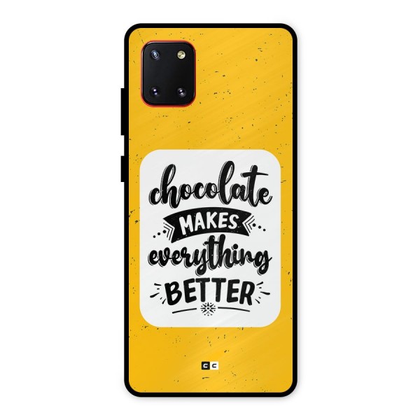 Makes Everything Better Metal Back Case for Galaxy Note 10 Lite