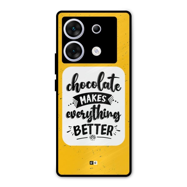 Makes Everything Better Metal Back Case for Infinix Zero 30 5G