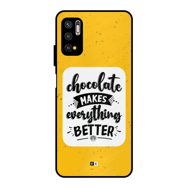 Makes Everything Better Metal Back Case for Poco M3 Pro 5G