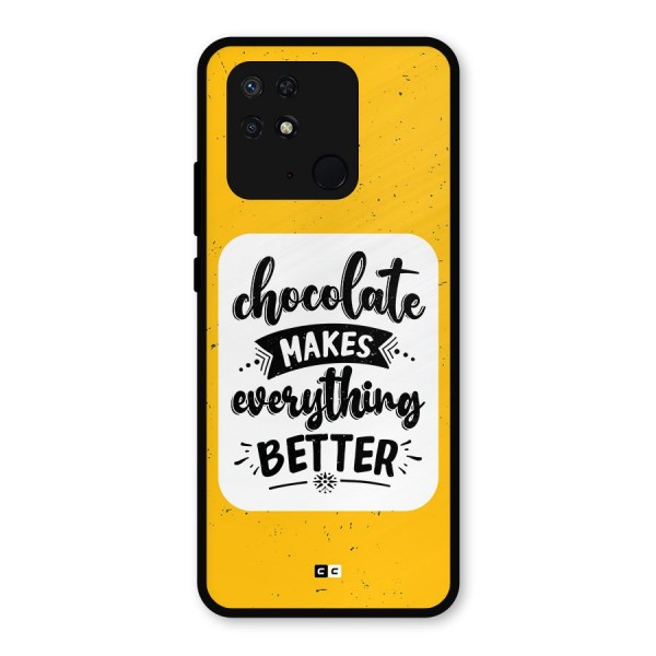 Makes Everything Better Metal Back Case for Redmi 10 Power
