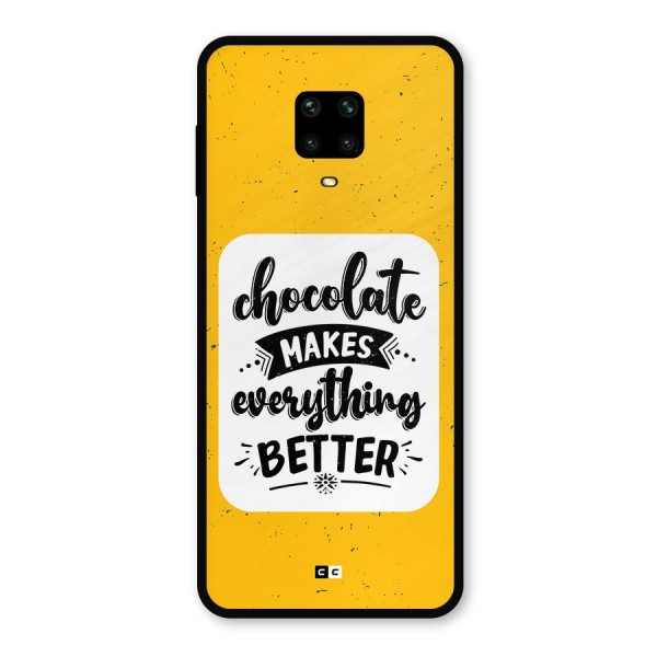 Makes Everything Better Metal Back Case for Redmi Note 9 Pro Max