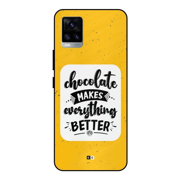 Makes Everything Better Metal Back Case for Vivo V20