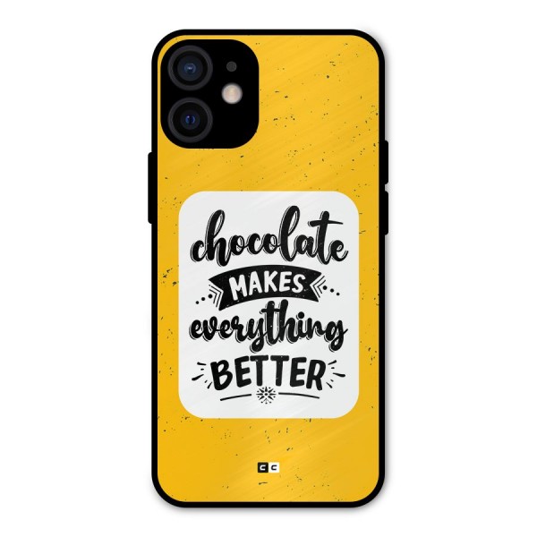 Makes Everything Better Metal Back Case for iPhone 12 Mini