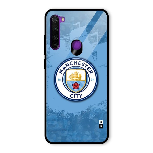 Manchester City Club Glass Back Case for Redmi Note 8