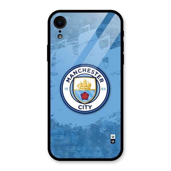 Manchester City Club Glass Back Case for iPhone XR