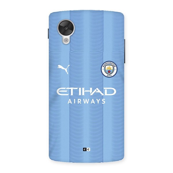 Manchester Etihad Jersey Back Case for Google Nexus 5